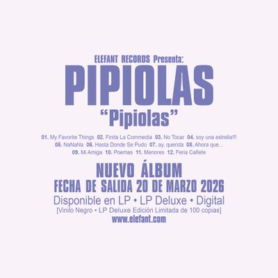 PIPIOLAS "Pipiolas" LP/LP Deluxe