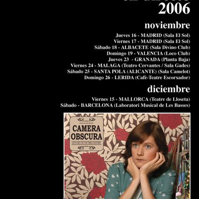 Camera Obscura [Cartel gira espa?ola 2006]