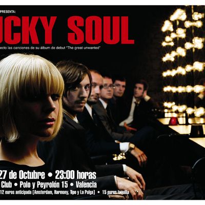 Lucky Soul [Cartel concierto Black Note CLub, Valencia]