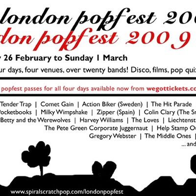 Flyer Festival London Popfest