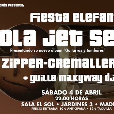 Cartel Fiesta Elefant Madrid [Sala El Sol]