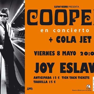 Cooper [Cartel concierto Joy Eslava, Madrid]