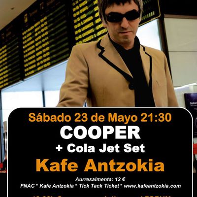 Cooper [Flyer concierto Kafe Antzokia, Bilbao]