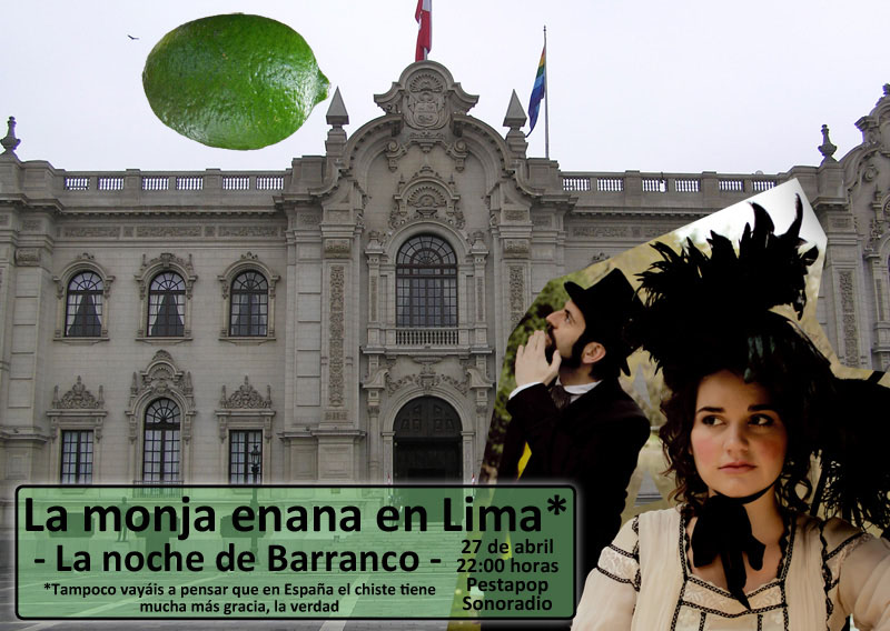 La Monja Enana [Flyer concierto en Lima, Per?]