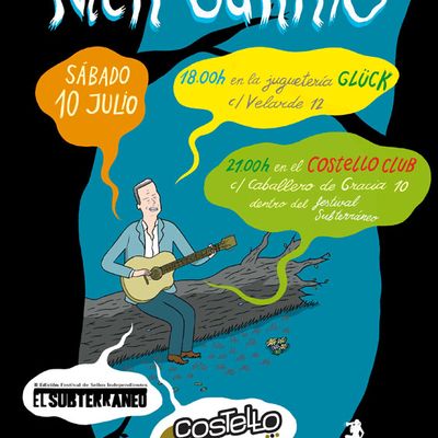 Nick Garrie [Cartel conciertos en Madrid]