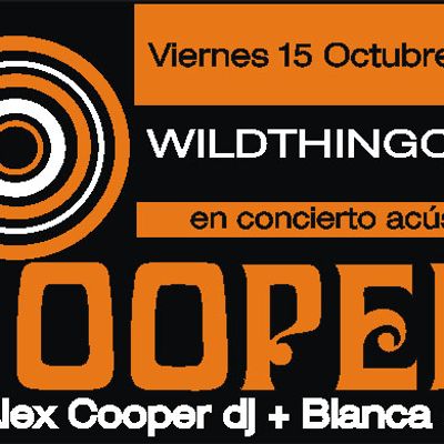 Cooper [Cartel concierto ac?stico Sala Wild Thing, Madrid]