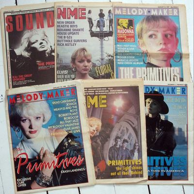 The Primitives [A small selection of The Primitives magazines front covers] 