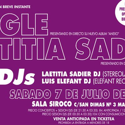 Elefant Club [Flyer Fiesta 008: Single + Laetitia Sadier