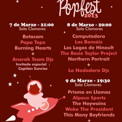 Cartel Madrid PopFest 2013