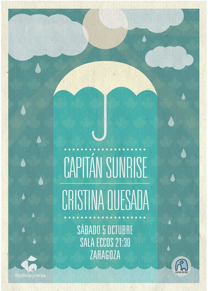Capitán Sunrise + Cristina Quesada, Octubre
