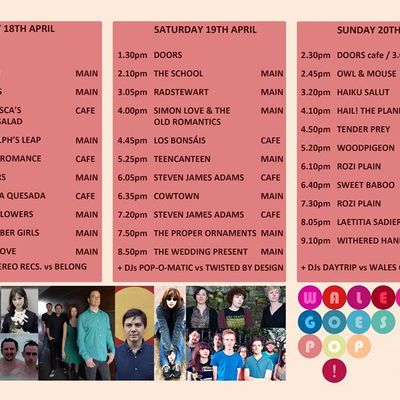 Wales Goes Pop! 2014 Horarios