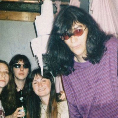 Helen Love con Joey Ramone