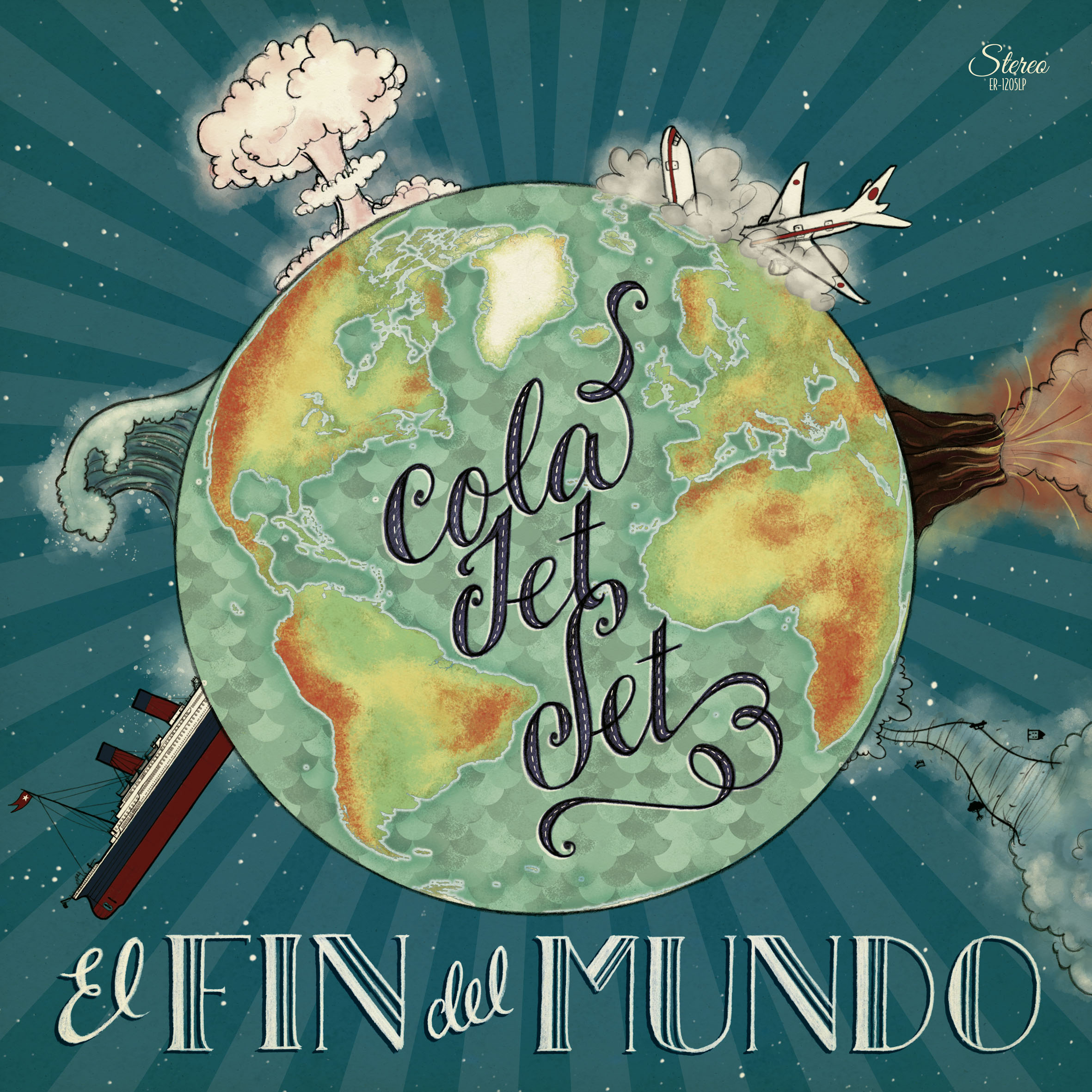 Cola Jet Set "El Fin Del Mundo" LP/CD Cover