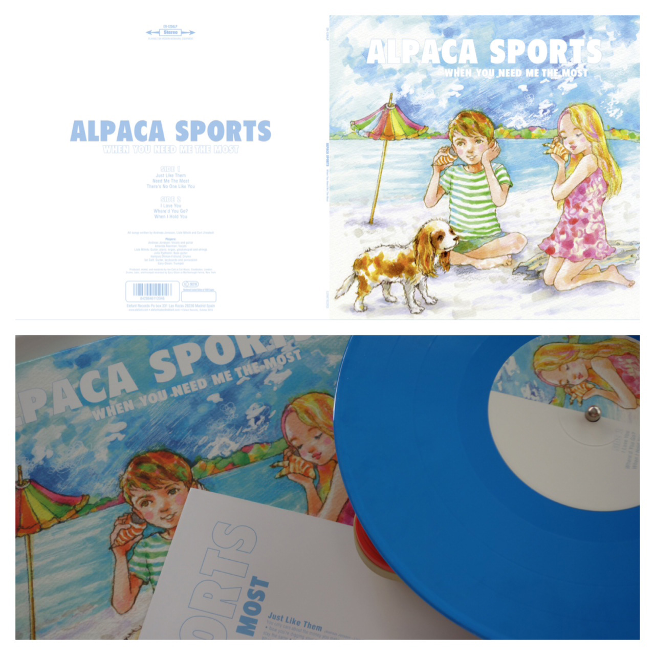 Alpaca Sports "When You Need Me The Most" Mini LP 10" 