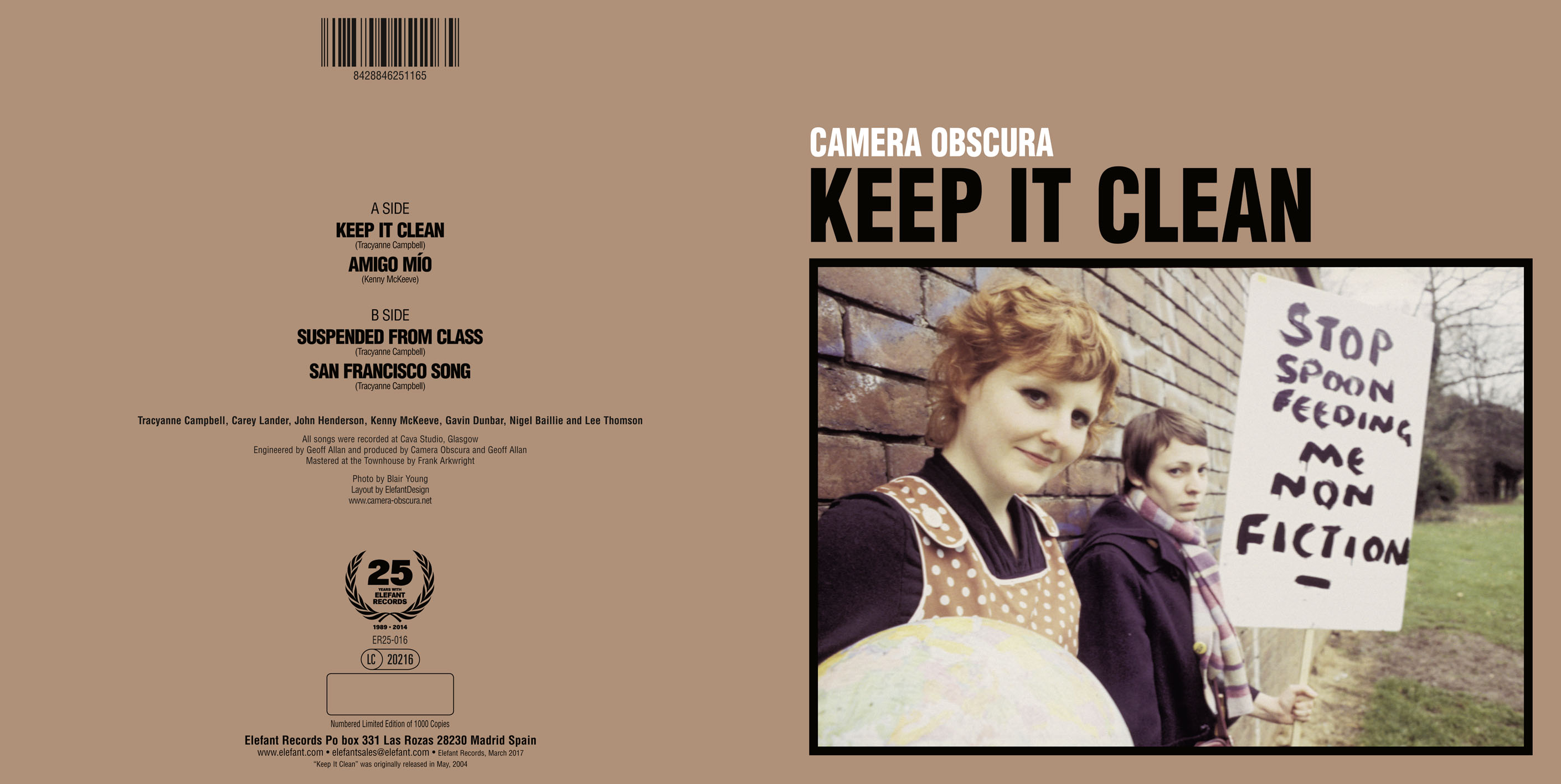 Camera Obscura "Keep It Clean" Single 7"