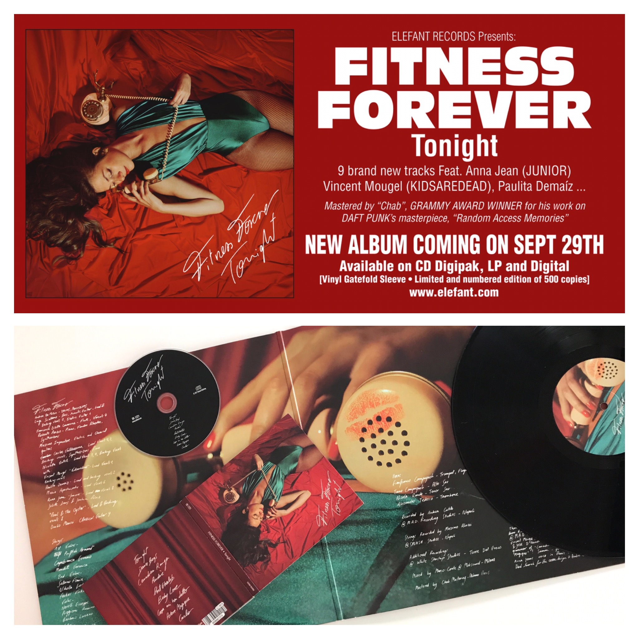 Fitness Forever "Tonight" LP/CD