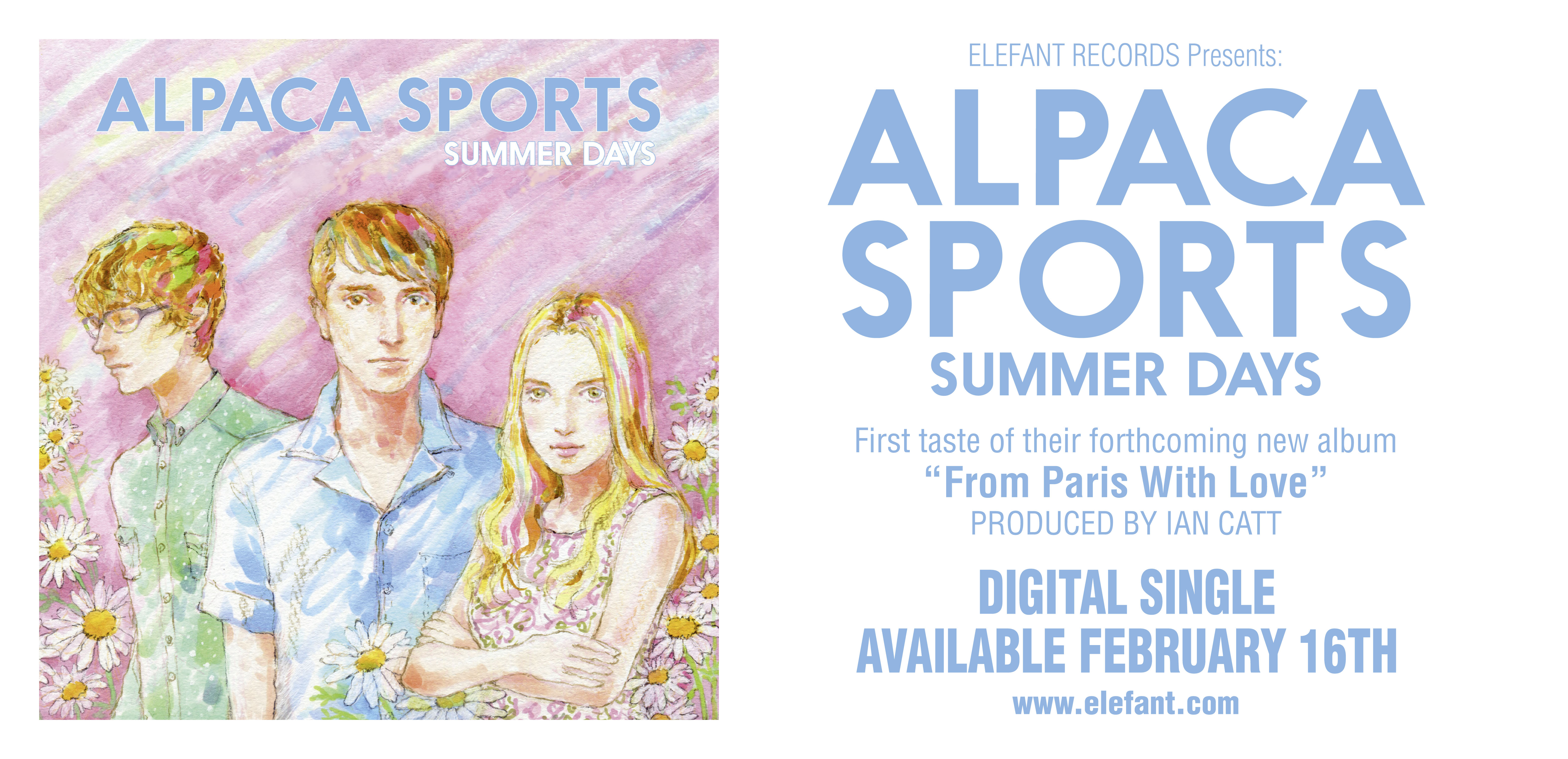 Alpaca Sports "Summer Days" Single Digital