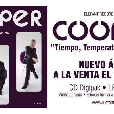 Cooper "Tiempo, Temperatura, Agitación"  LP/CD