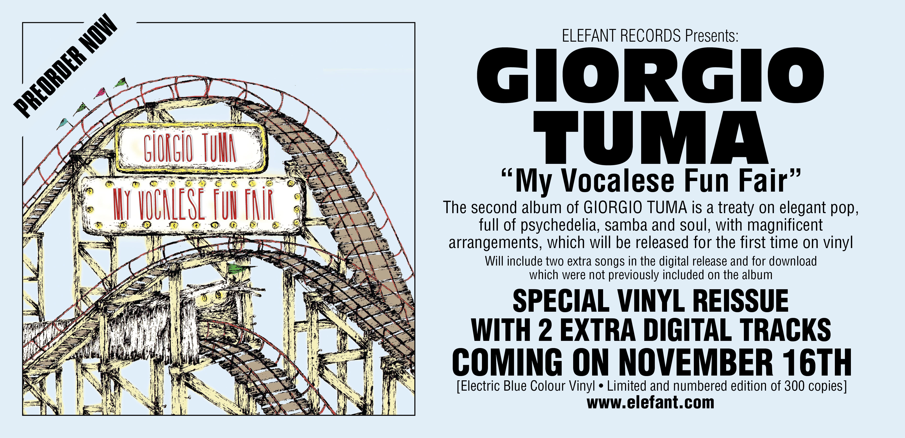 Giorgio Tuma "My Vocalese Fun Fair" LP    