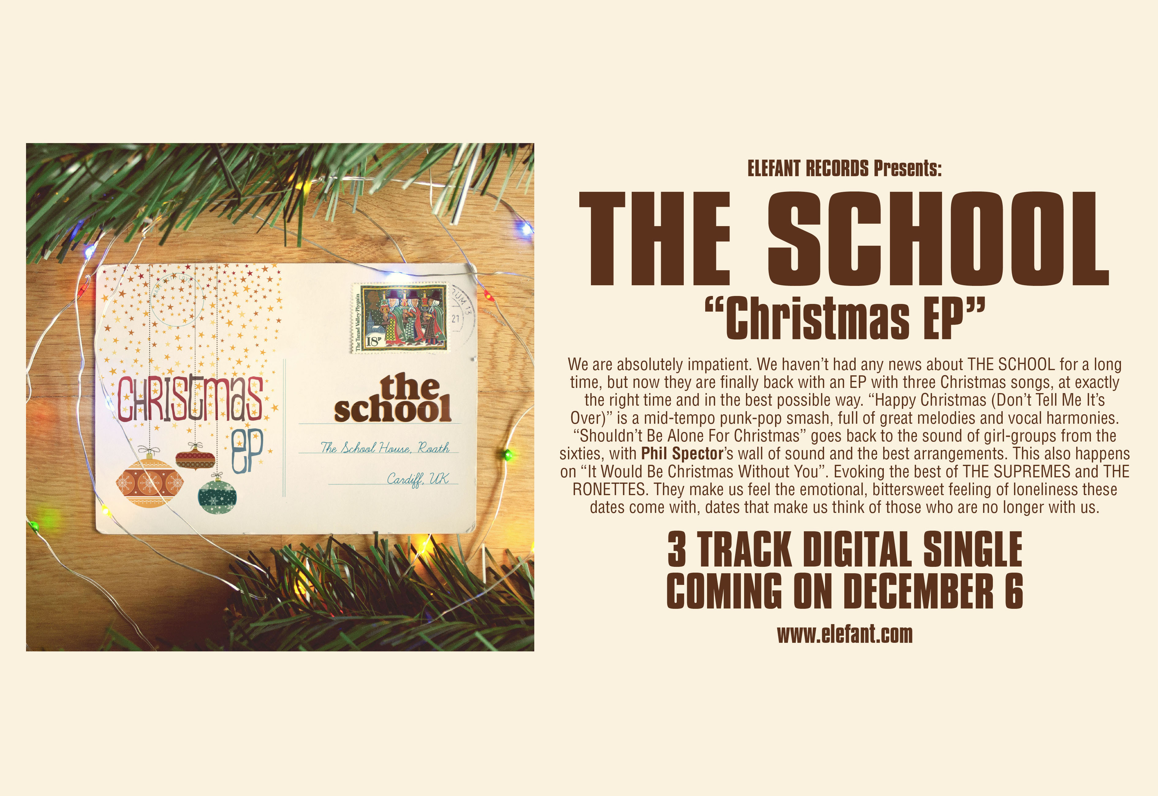 The School "Christmas EP" Single Digital
