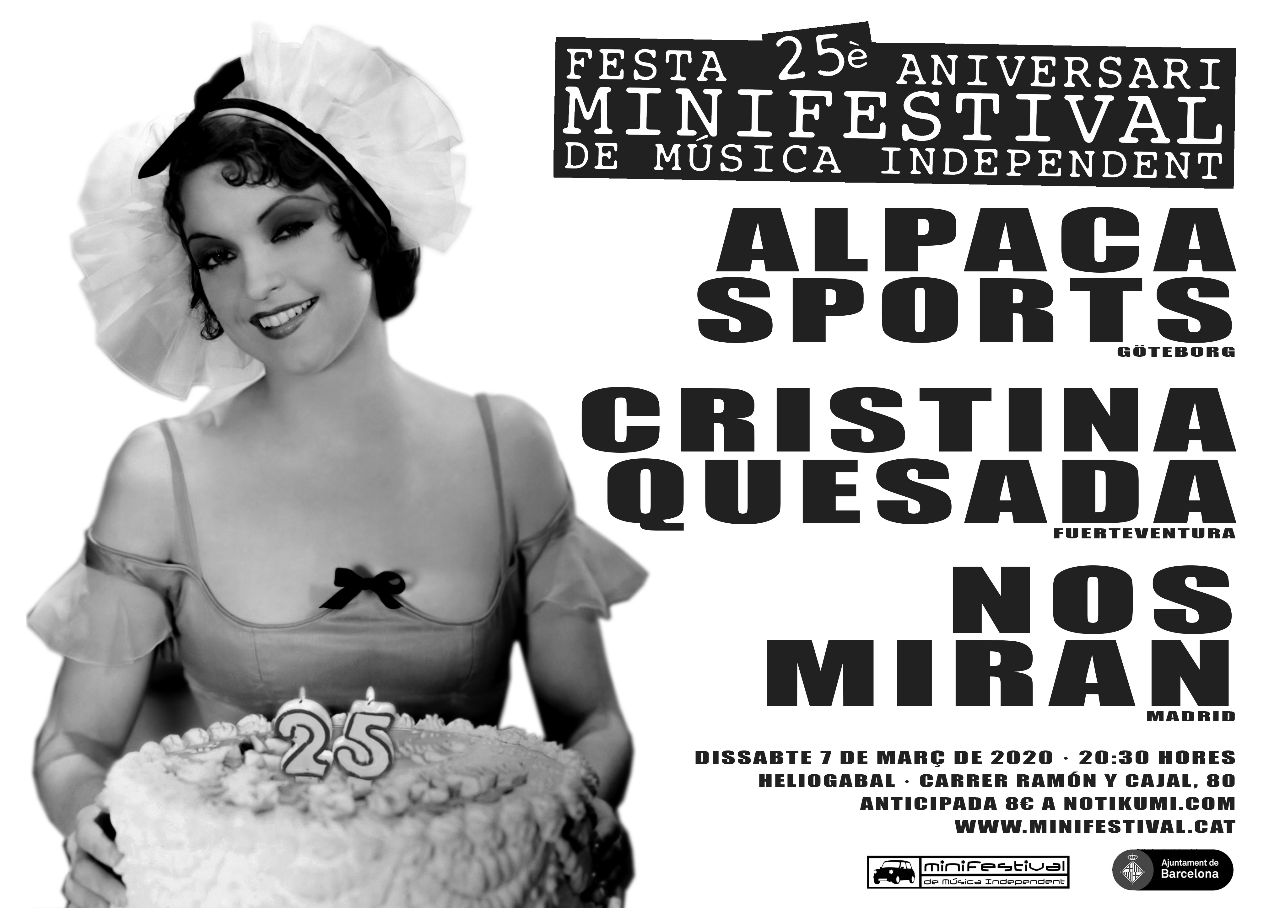 Alpaca Sports + Nos Miran + Crsitina Quesada