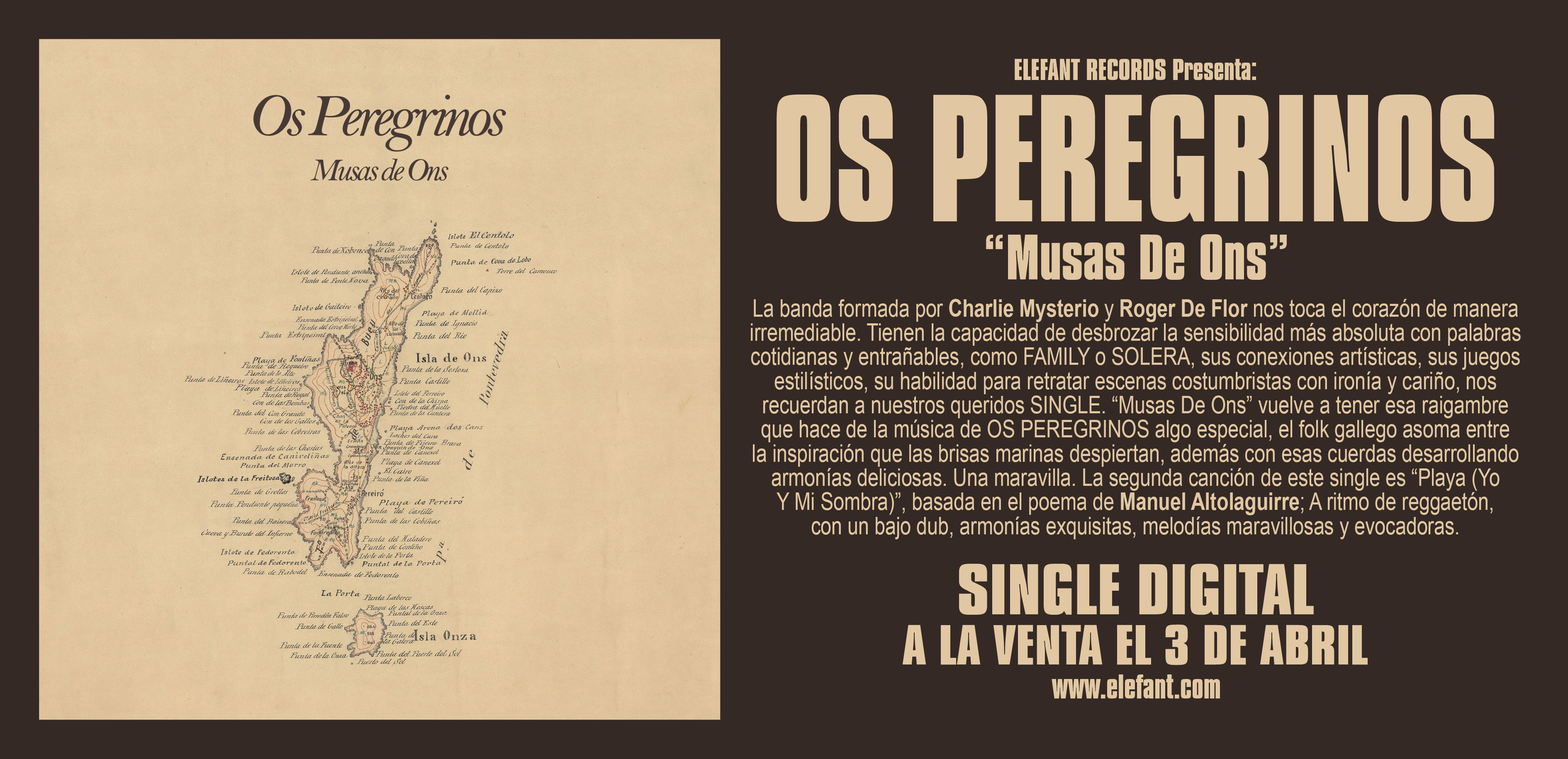 Os Peregrinos "Musas De Ons" Single Digital
