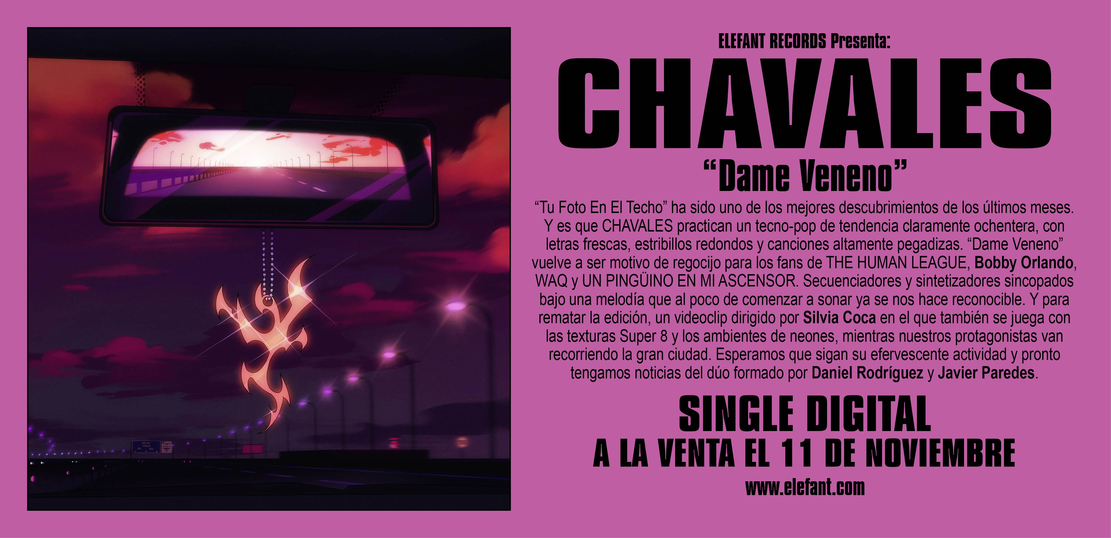Chavales "Dame Veneno" Digital Single