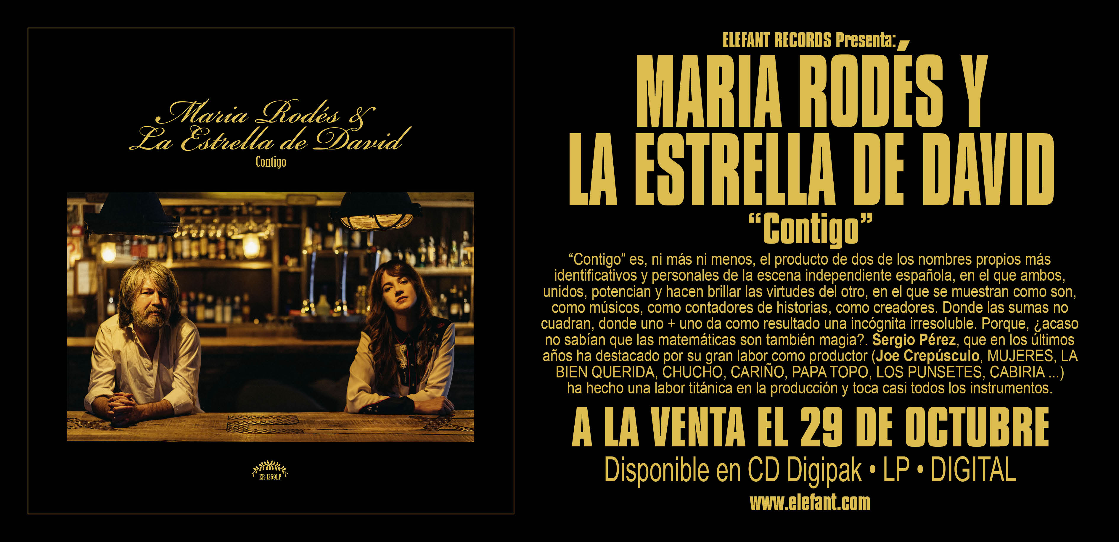 MARIA RODÉS Y LA ESTRELLA DE DAVID "Contigo" LP/CD