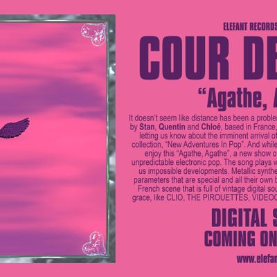COUR DE RÉCRÉ "Agathe, Agathe" Single Digital 