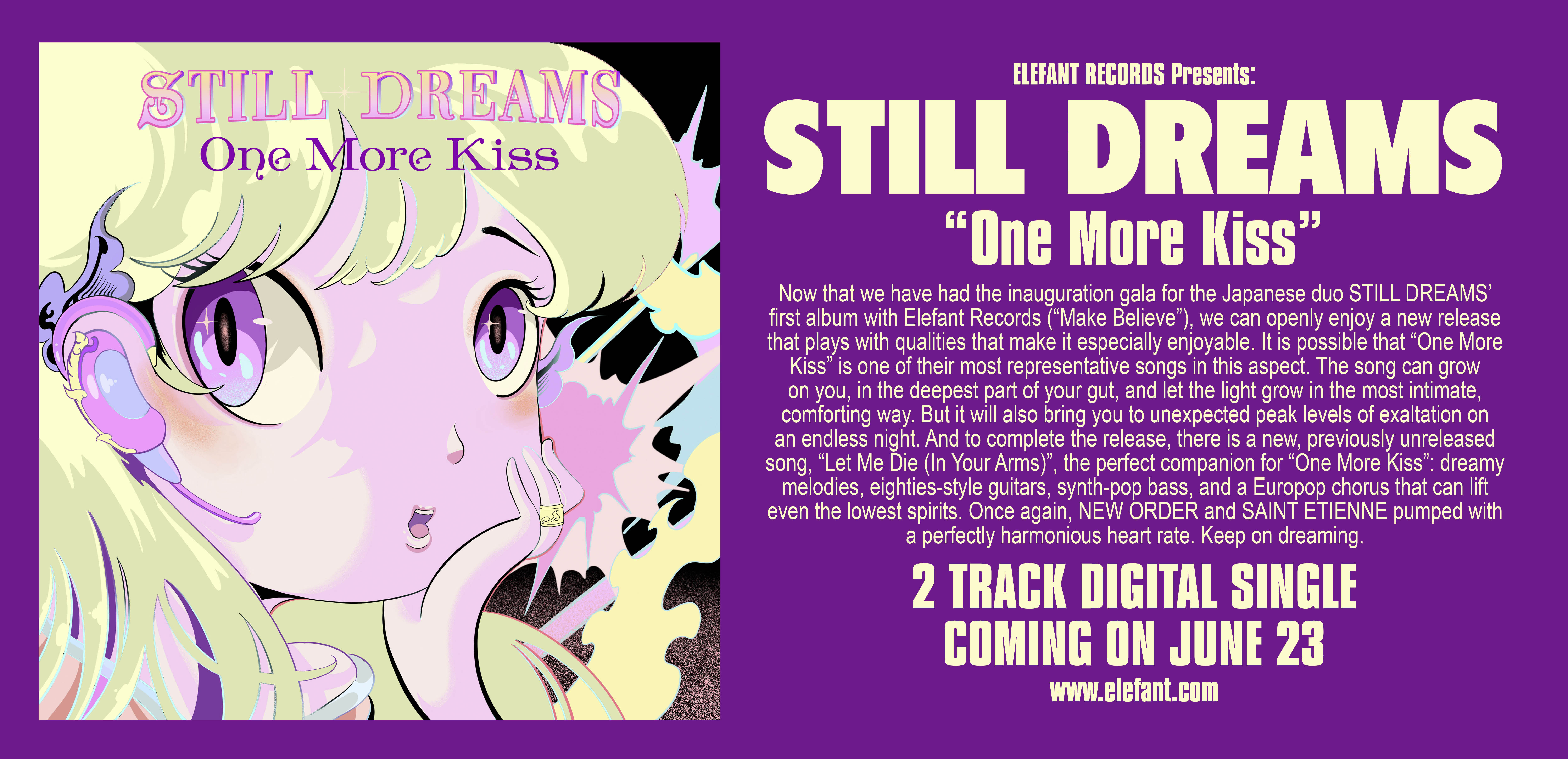 STILL DREAMS "One More Kiss" Single Digital