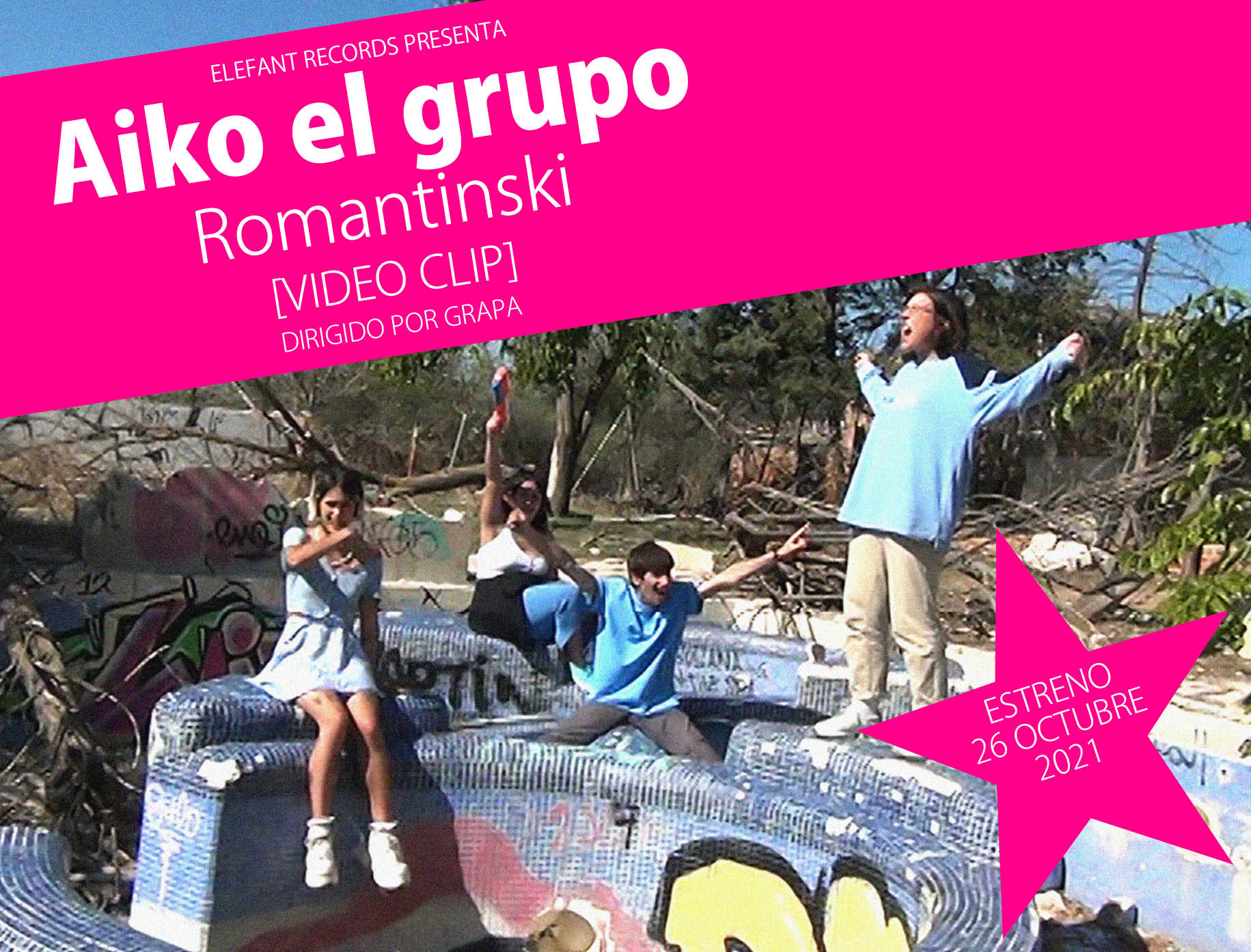 AIKO EL GRUPO "Romantinski" Single Digital