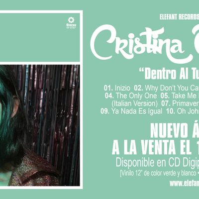 CRISTINA QUESADA "Dentro Al Tuo Sogno" LP/CD