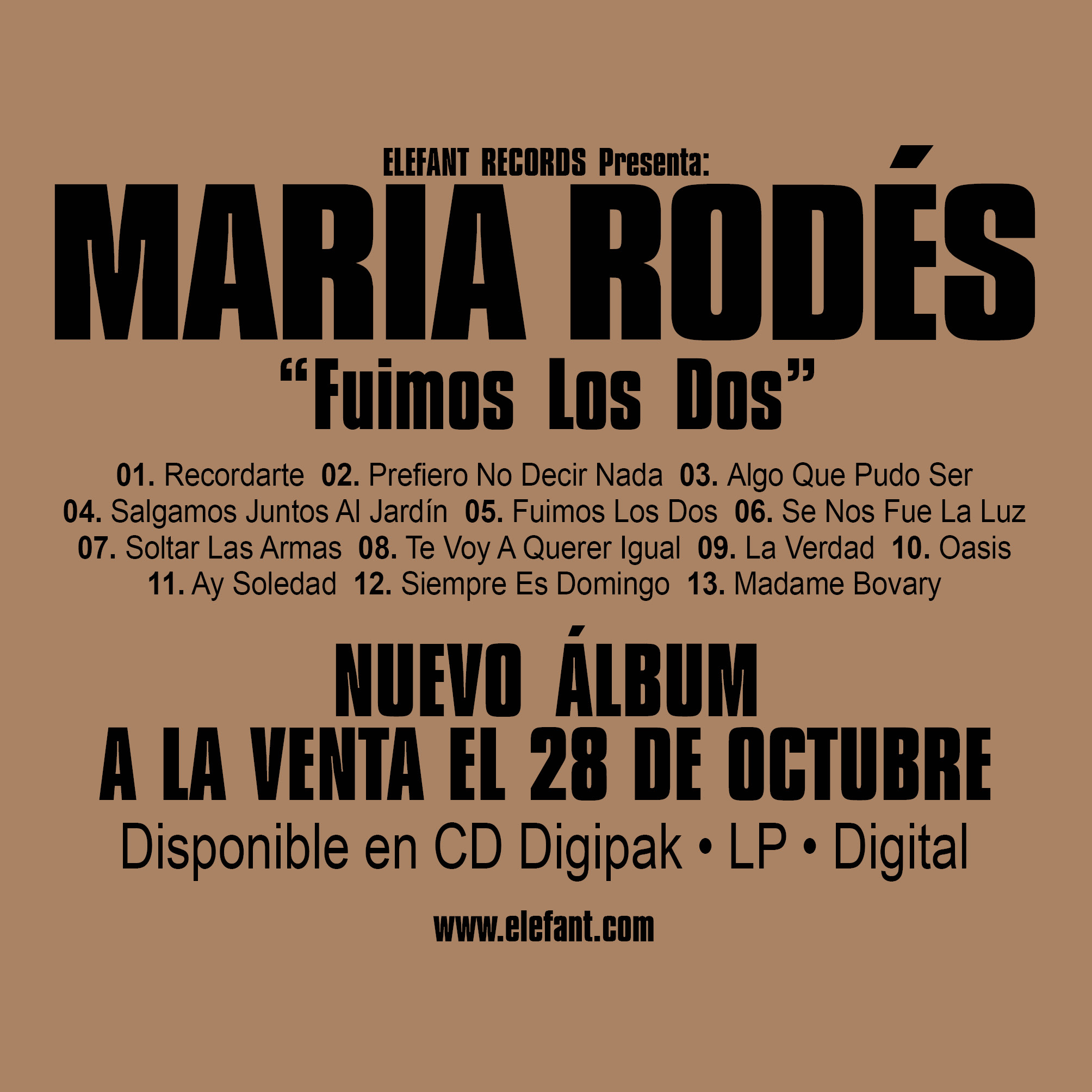 MARIA RODÉS "Fuimos Los Dos" LP/CD