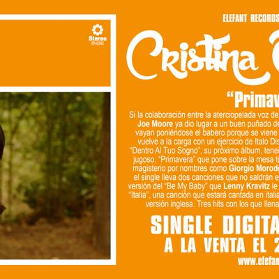CRISTINA QUESADA "Primavera" Single Digital