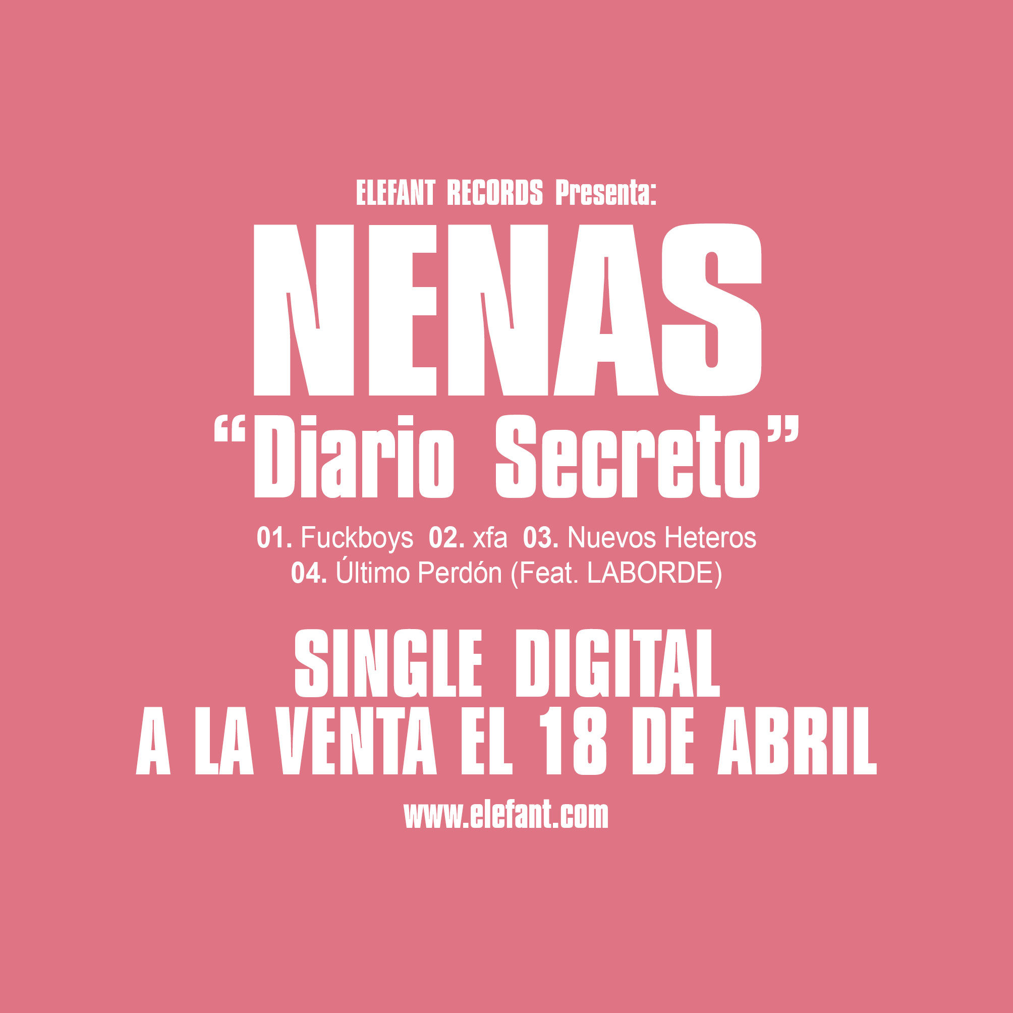 NENAS "Diario Secreto" Single EP