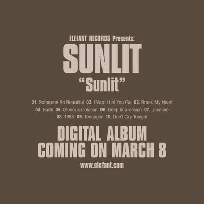  SUNLIT "Sunlit" Álbum Digital