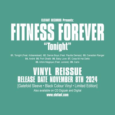 FITNESS FOREVER: Reedición en vinilo de "Tonight" 2024