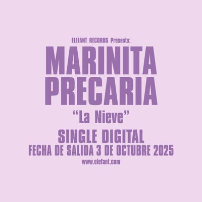 MARINITA PRECARIA "La Nieve" Single Digital 