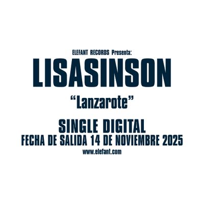 LISASINSON "Lanzarote" Single Digital 