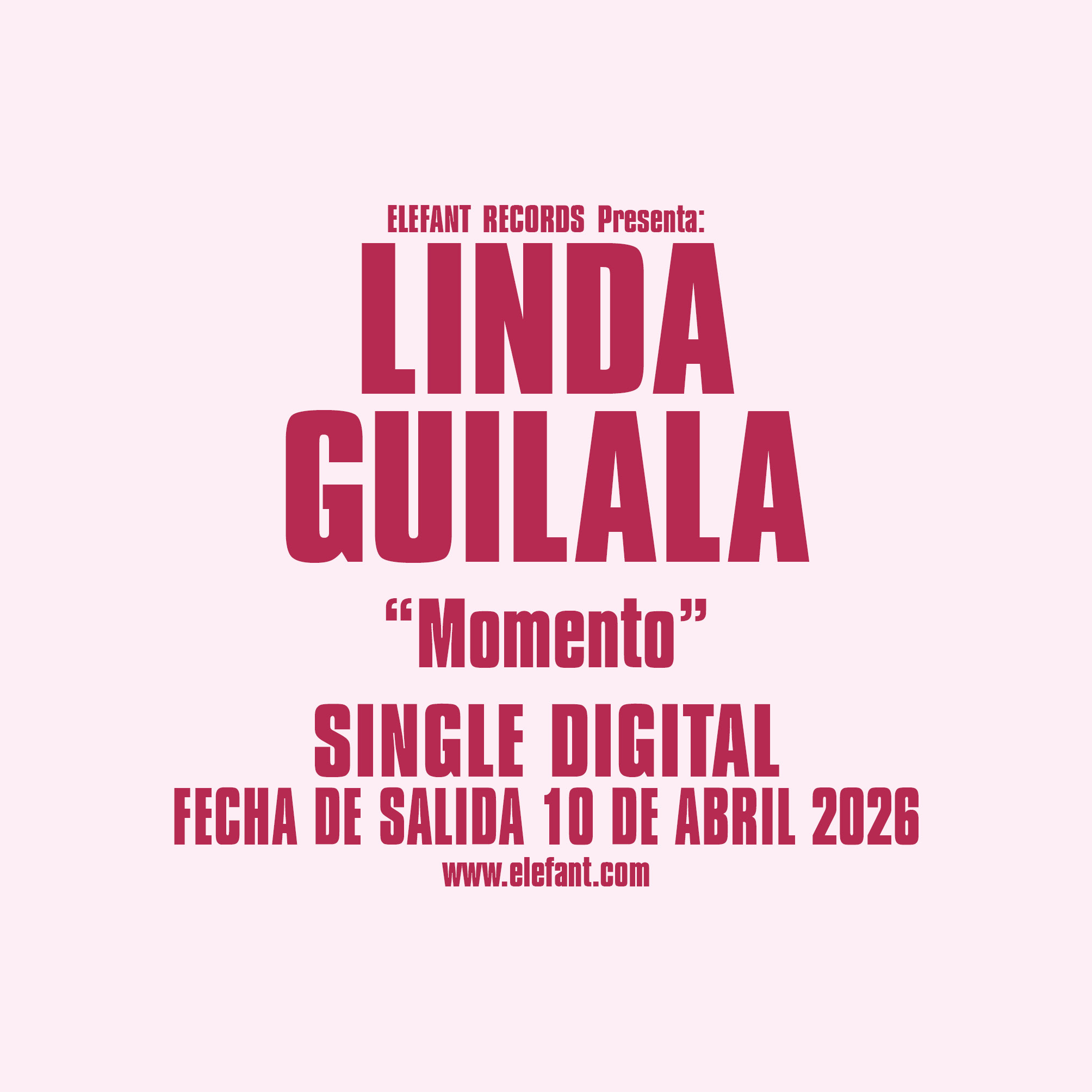 LINDA GUILALA "Momento" Single Digital