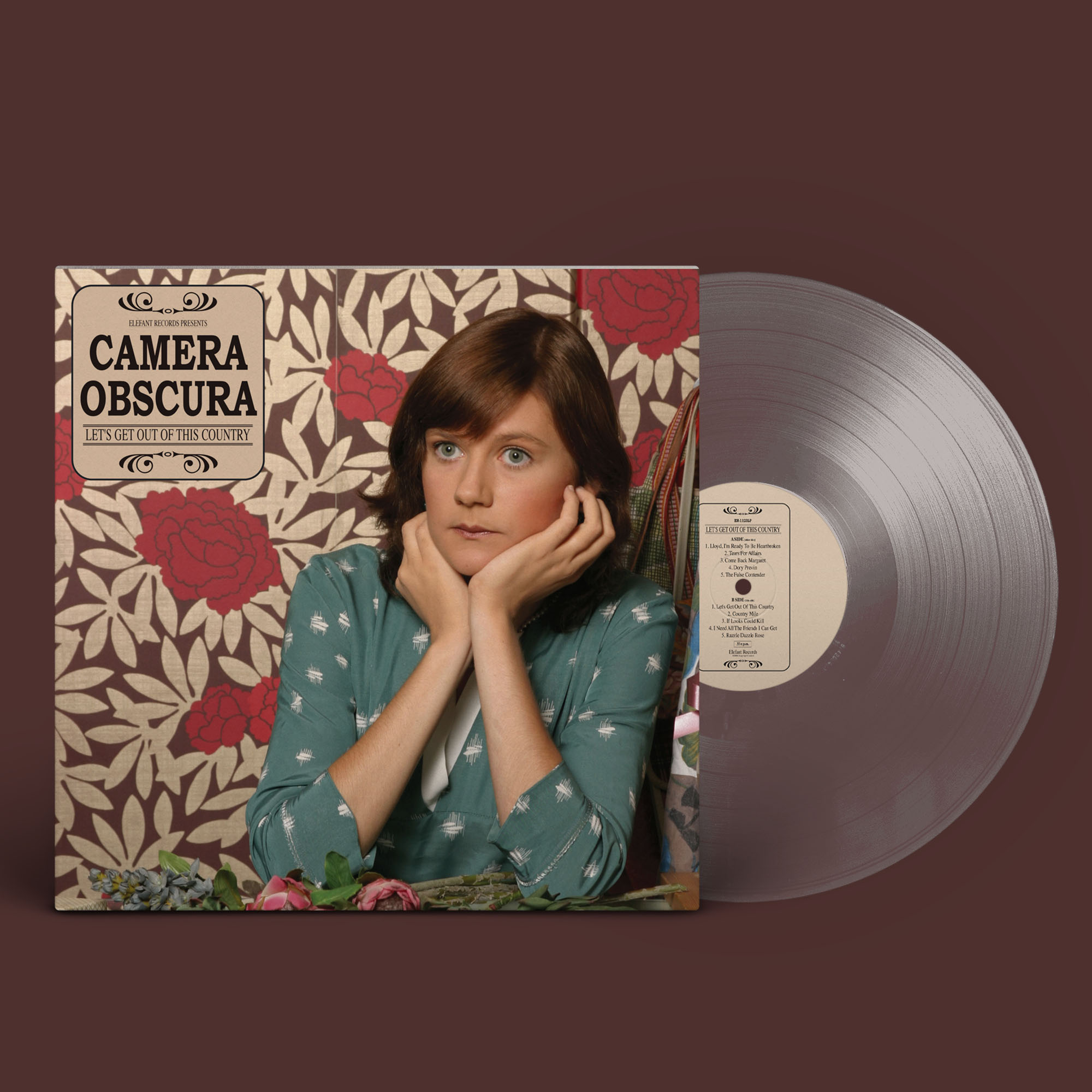 CAMERA OBSCURA: REISSUE "Let's Get Out Of This Country" in Clear Vinyl 